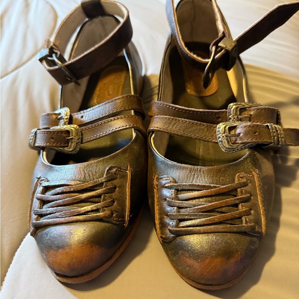 Freebird by Steven Rare “Bentley” flat Leather Shoes
